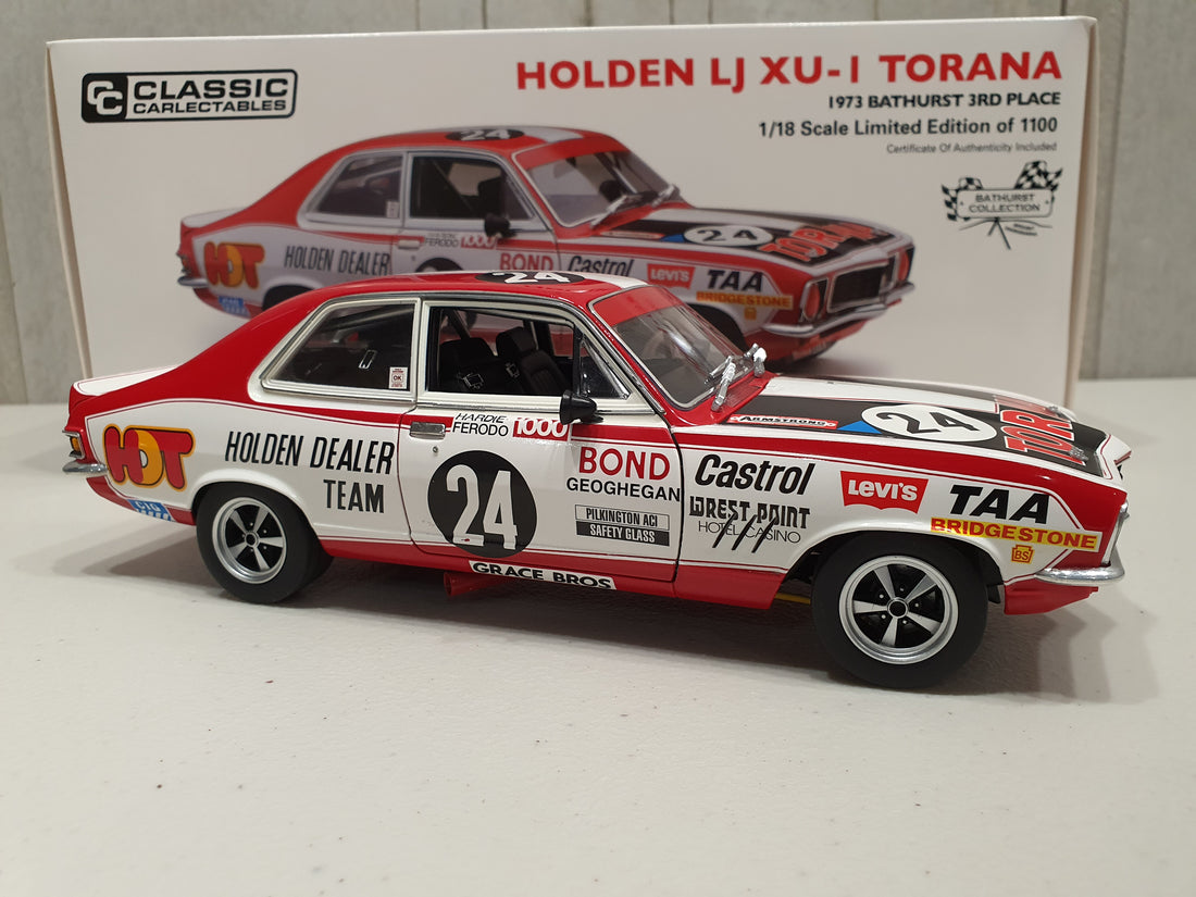 Holden LJ XU-1 Torana 1973 Bathurst 3rd Place - 1:18 Diecast Model - R ...