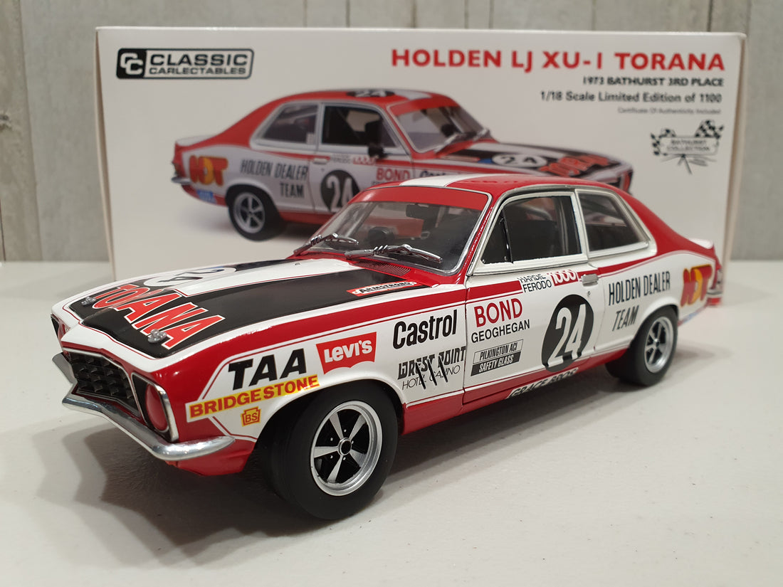 Holden LJ XU-1 Torana 1973 Bathurst 3rd Place - 1:18 Diecast Model - R ...