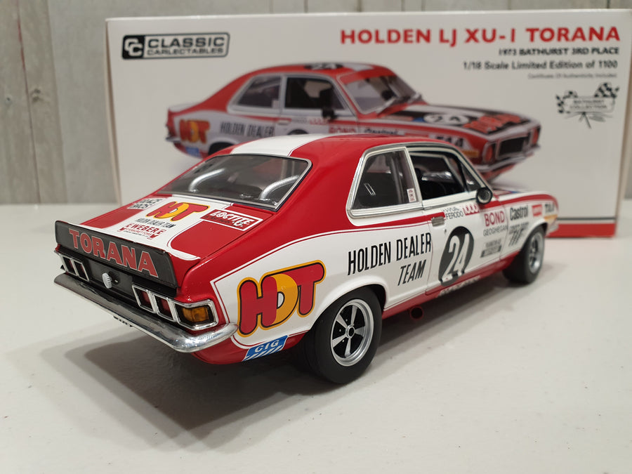 Holden LJ XU-1 Torana 1973 Bathurst 3rd Place - 1:18 Diecast Model - R ...