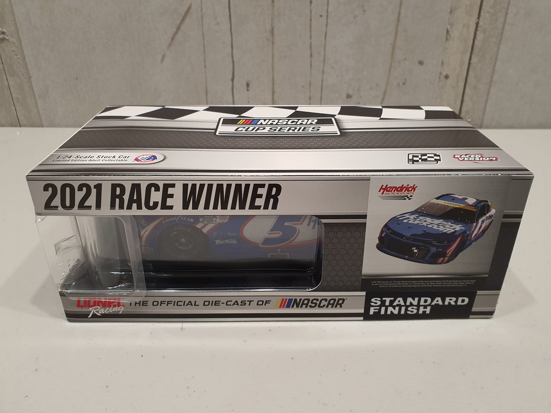 Kyle Larson 2021 Kansas Cup Series Win 1:24 ARC Nascar Diecast