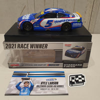 Kyle Larson 2021 Kansas Cup Series Win 1:24 ARC Nascar Diecast