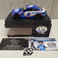 KYLE LARSON 2021 HENDRICKCARS.COM TEXAS RACED WIN 1:24 ELITE DIECAST