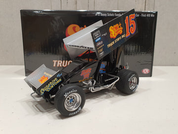 #15 SCHATZ FAMILY CROSSROAD TRUCK STOPS SPRINT CAR - DONNY SCHATZ - FIRST 410 SPRINT WIN - 1:18 SCALE DIECAST MODEL - RRP $225 NOW $200