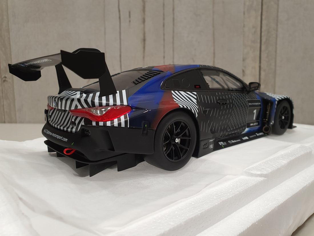 BMW M4 GT3 Test Car ver 1 1:18 Resin Diecast