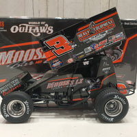 Brock Zearfoss 2022 Moose's LZ Bar & Grill #3z 1:18 Sprint Car Diecast