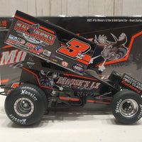 Brock Zearfoss 2022 Moose's LZ Bar & Grill #3z 1:18 Sprint Car Diecast