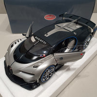 BUGATTI VISION GRAN TURISMO (SILVER/BLUE CARBON) 1:18 - AUTOART