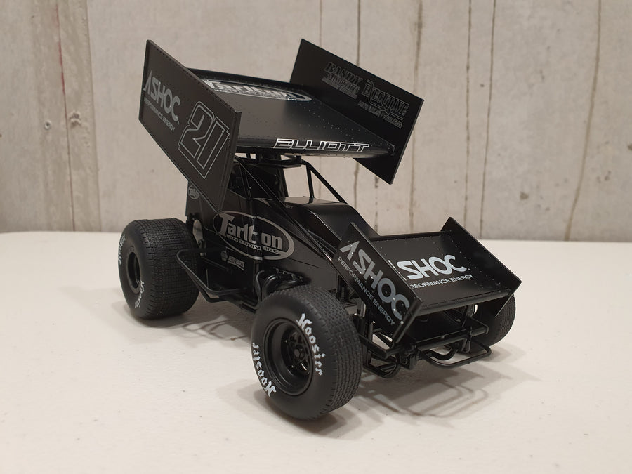 Chase Elliott 2022 Ashoc 1:18 Sprint Car Diecast