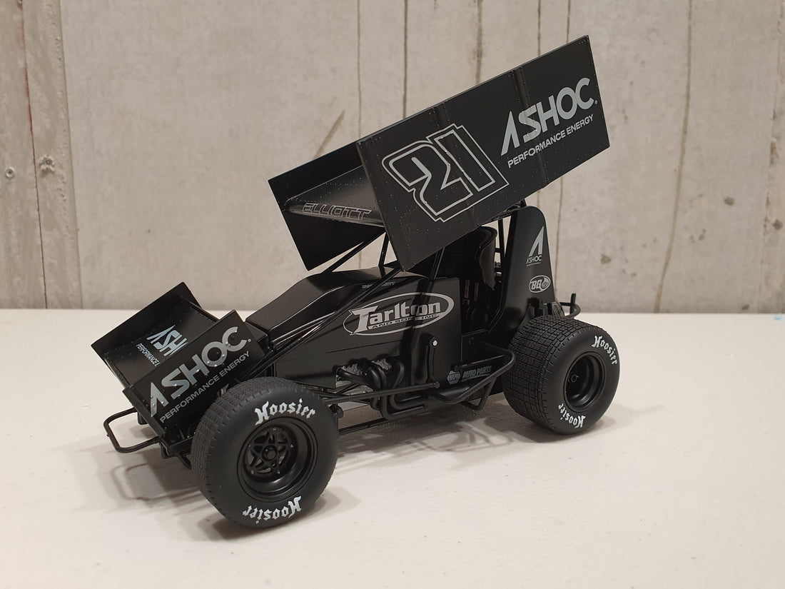 Chase Elliott 2022 Ashoc 1:18 Sprint Car Diecast