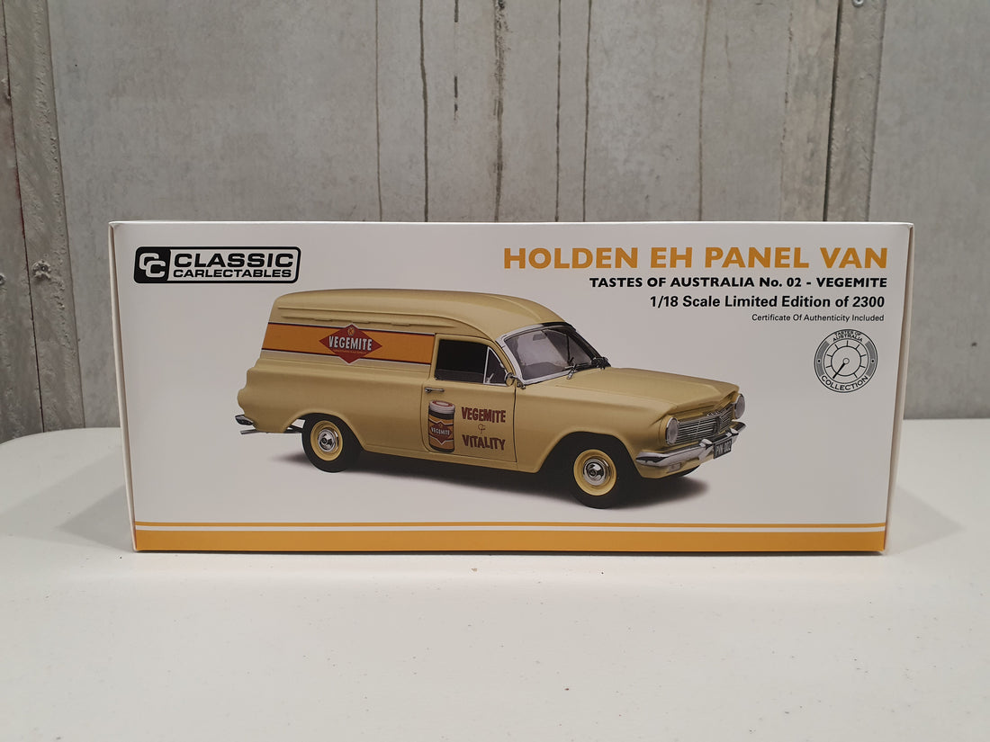 HOLDEN EH PANEL VAN "TASTES OF AUSTRALIA COLLECTION" 1:18 DIECAST