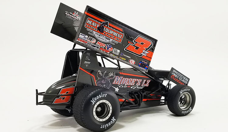 Brock Zearfoss 2022 Moose's LZ Bar & Grill #3z 1:18 Sprint Car Diecast