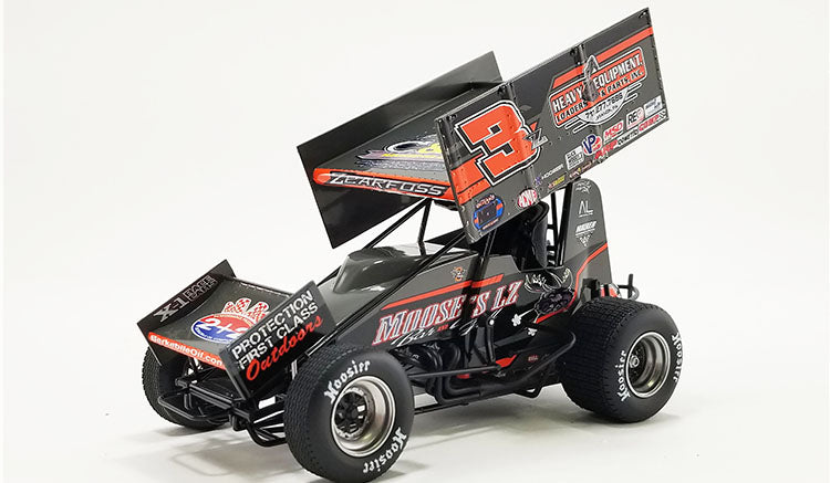 Brock Zearfoss 2022 Moose's LZ Bar & Grill #3z 1:18 Sprint Car Diecast