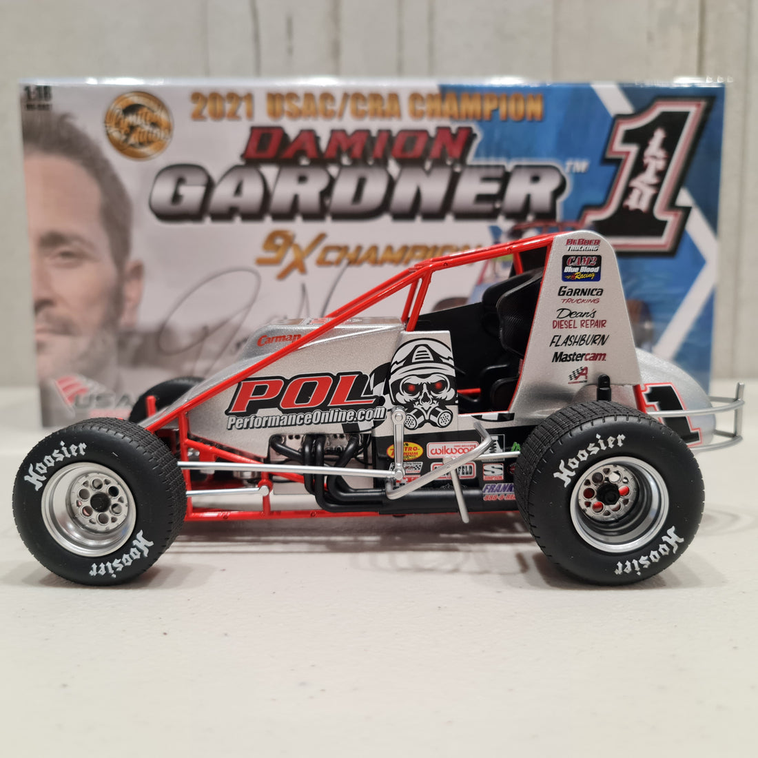 DAMION GARDNER #1 PERFORMANCE ONLINE SPRINT CAR 1:18 DIECAST MODEL - ACME - RRP $225  NOW  $200