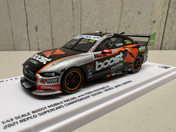 James Courtney 1:43 Boost Mobile Racing #44 Ford Mustang GT - 2021 Repco Supercars Championship Season