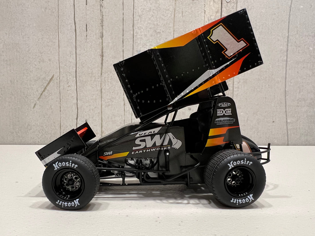 #1 SWI EARTHWORKS SPRINT CAR - JAMIE VEAL 1:18 DIECAST MODEL