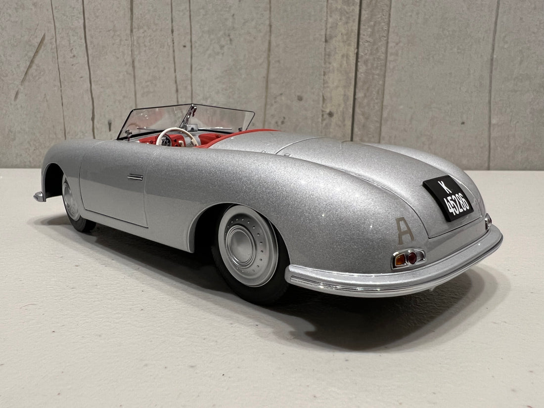 PORSCHE 356 NUMBER 1 (SILVER) 1:18 SCALE MODEL - AUTOART