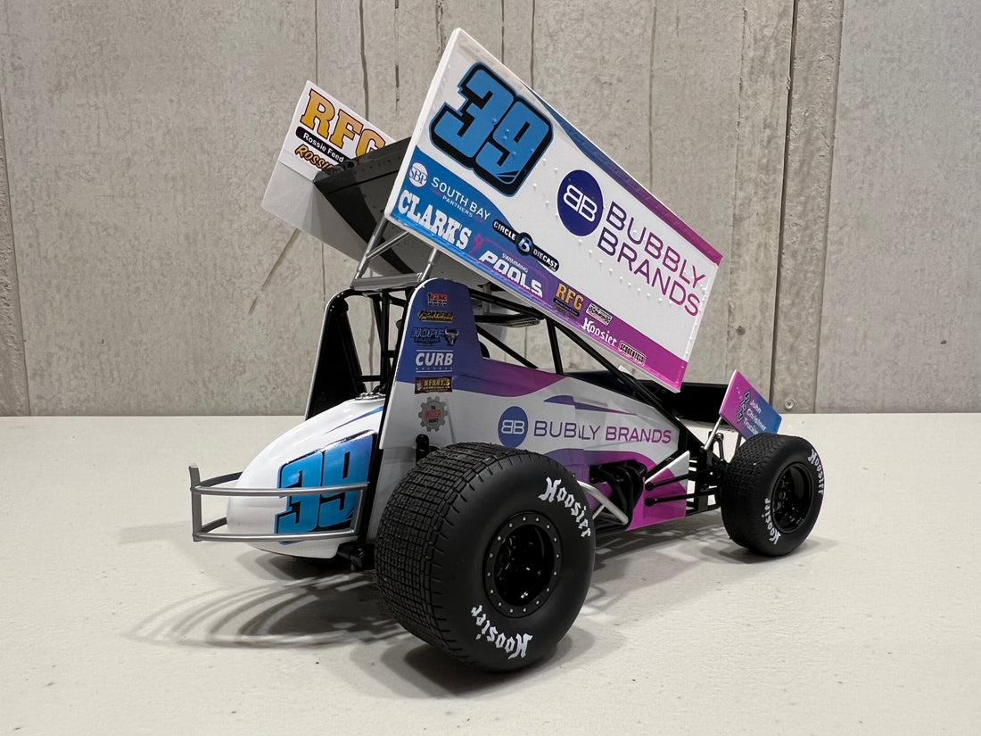 2022 #39 BUBBLY BRANDS/ SWINDELL SPEEDLAB - 2022 KNOXVILLE NATIONALS 1:18 DIECAST