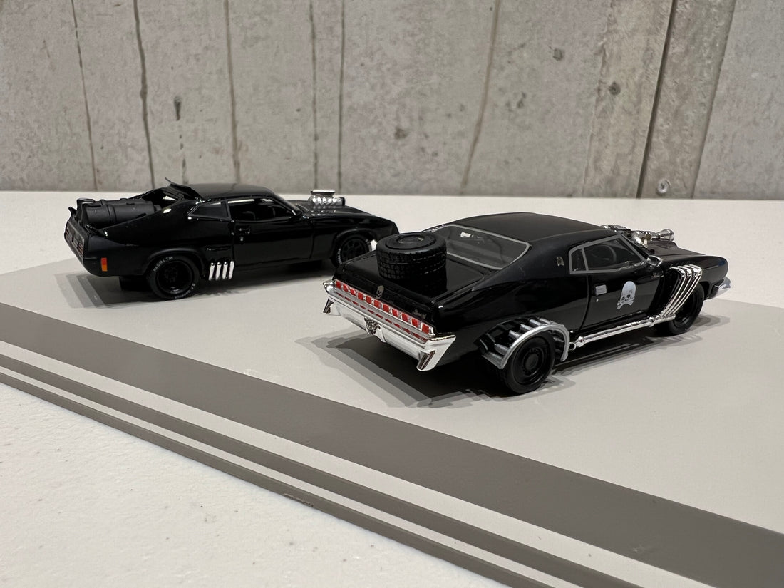 Mad Max Interceptor 2 and Villians Landau Twin Set - 1:64 Scale - ACE