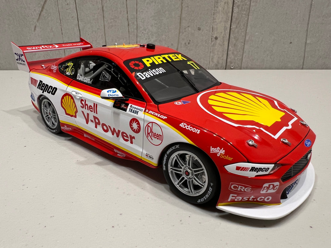 Shell V-Power Racing Team #17 Ford Mustang GT - 2022 Perth SuperNight Race 11 Winner - Will Davison - 1:18 Scale Diecast Model - Authentic Collectables RRP $250 NOW $200