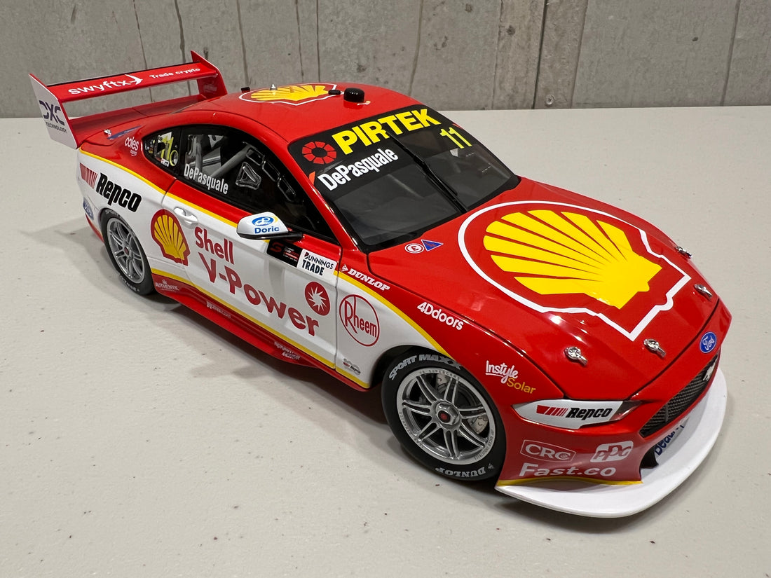 Shell V-Power Racing Team #11 Ford Mustang GT - 2022 Repco Supercars Championship Season - Anton De Pasquale - 1:18 Scale Diecast Model - AUTHENTIC COLLECTABLES - RRP $250 NOW $200