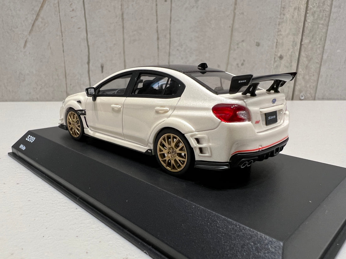 京商 オリジナル 1/43 S209 ホワイト 400台限定 KYOSHO 1/43 SUBARU 