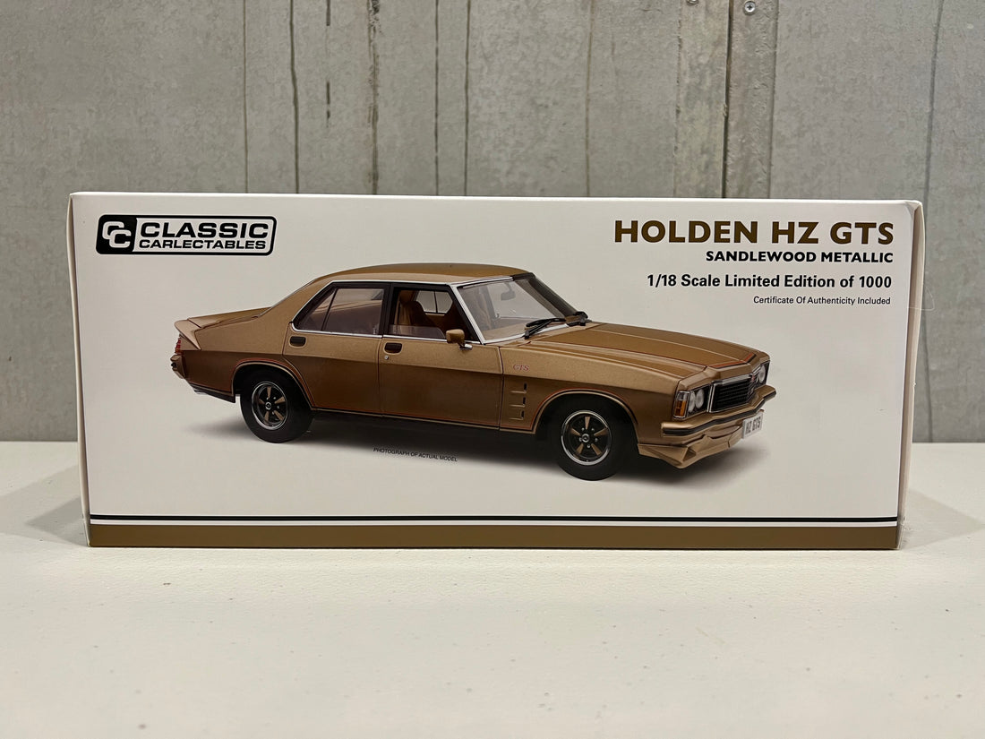 HOLDEN HZ GTS SANDLEWOOD METALLIC 1:18 - Classic Carlectables