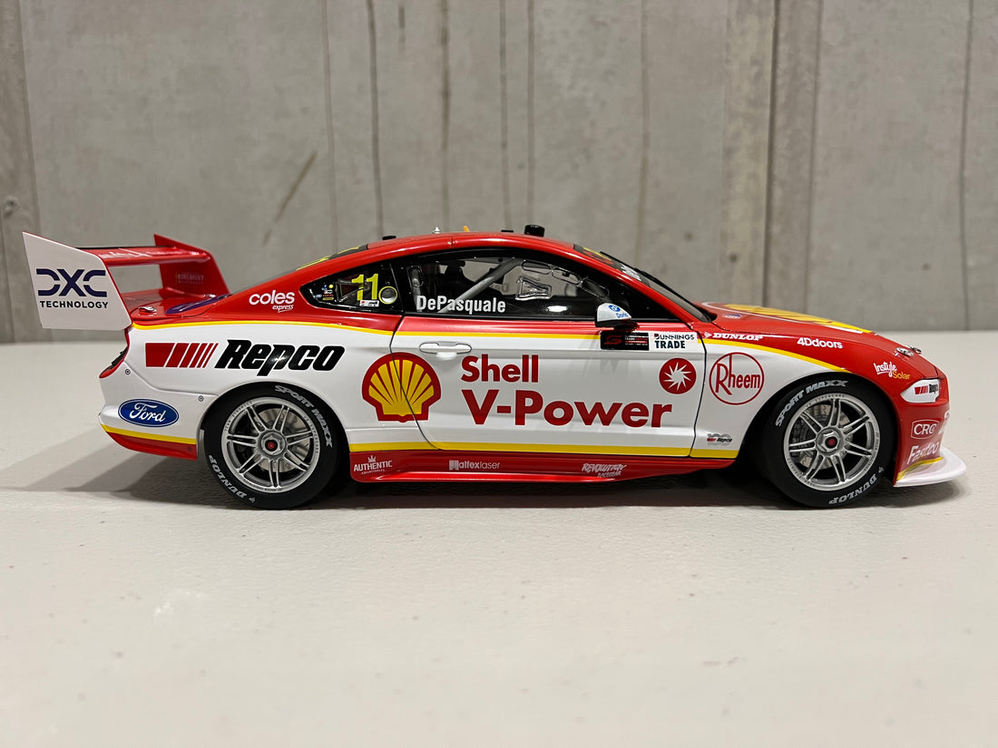 Shell V-Power Racing Team #11 Ford Mustang GT - 2022 Repco Supercars Championship Season - Anton De Pasquale - 1:18 Scale Diecast Model - AUTHENTIC COLLECTABLES - RRP $250 NOW $200