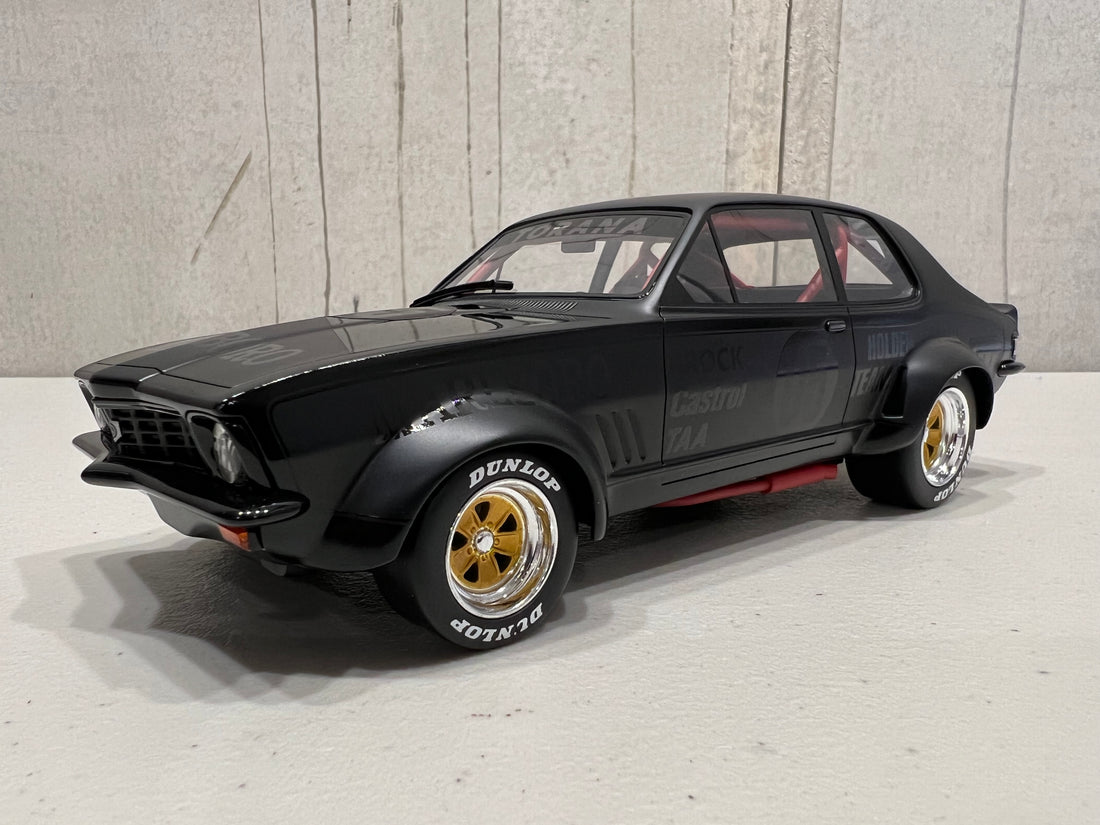 ECLIPSE TORANA SATIN BLACK BROCK TRIBUTE MARLBORO TORANA - 1:18 SCALE MODEL - 1 OF 324 - ACE