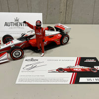 1:18 Team Penske #3 DEX Imaging Dallara Chevrolet IndyCar - 2022 Scott McLaughlin First IndyCar Win/Pole With Figurine