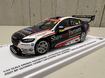 Will Brown (First Supercars Championship Race Win) 1:43 Erebus Motorsport #9 Holden ZB Commodore - 2021 BP Ultimate Sydney SuperSprint Race 28 Winner