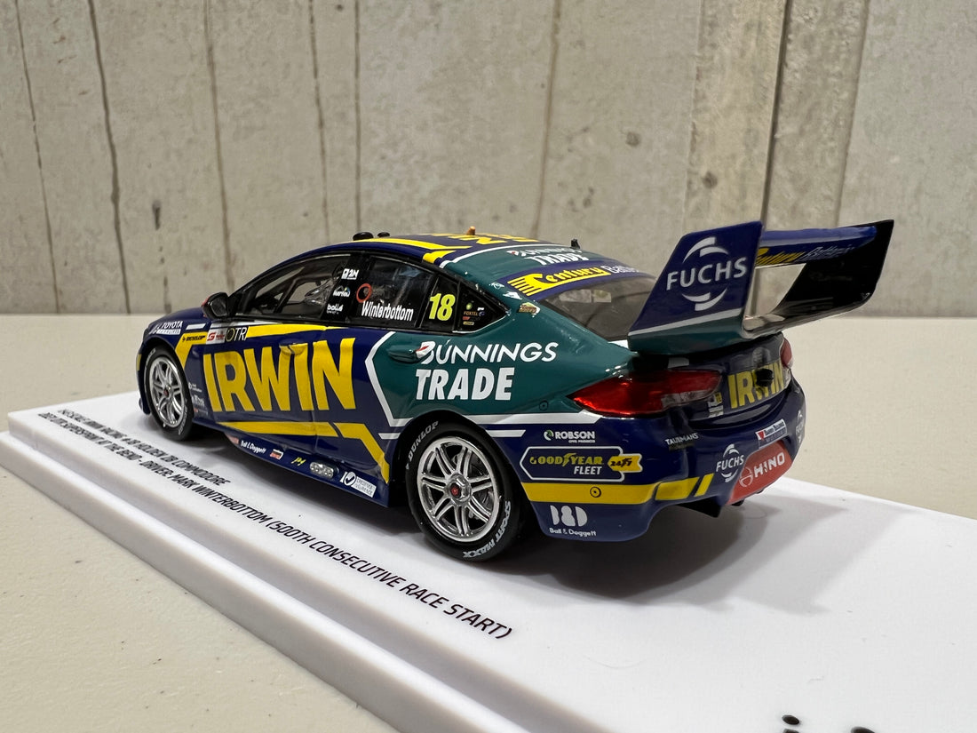 Mark Winterbottom (500th Consecutive Race Start) 1:43 IRWIN Racing #18 Holden ZB Commodore - 2021 OTR SuperSprint At The Bend