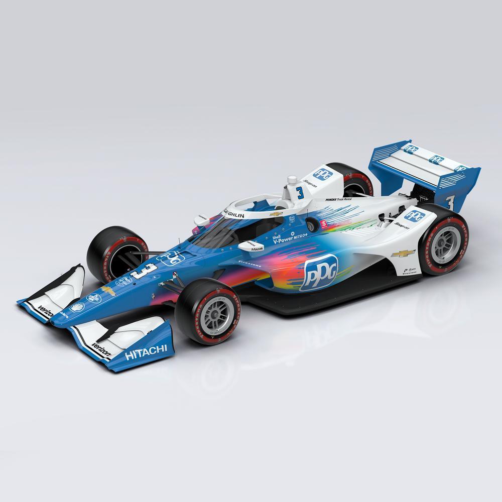 1/18 Scott McLaughlin Team Penske PPG No. 3 Chevrolet INDYCAR 2021 NTT