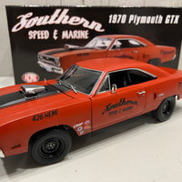 1970 PLYMOUTH GTX DRAG CAR - SOUTHERN SPEED & MARINE - ACME EXCLUSIVE - 1:18 SCALE DIECAST MODEL - ACME