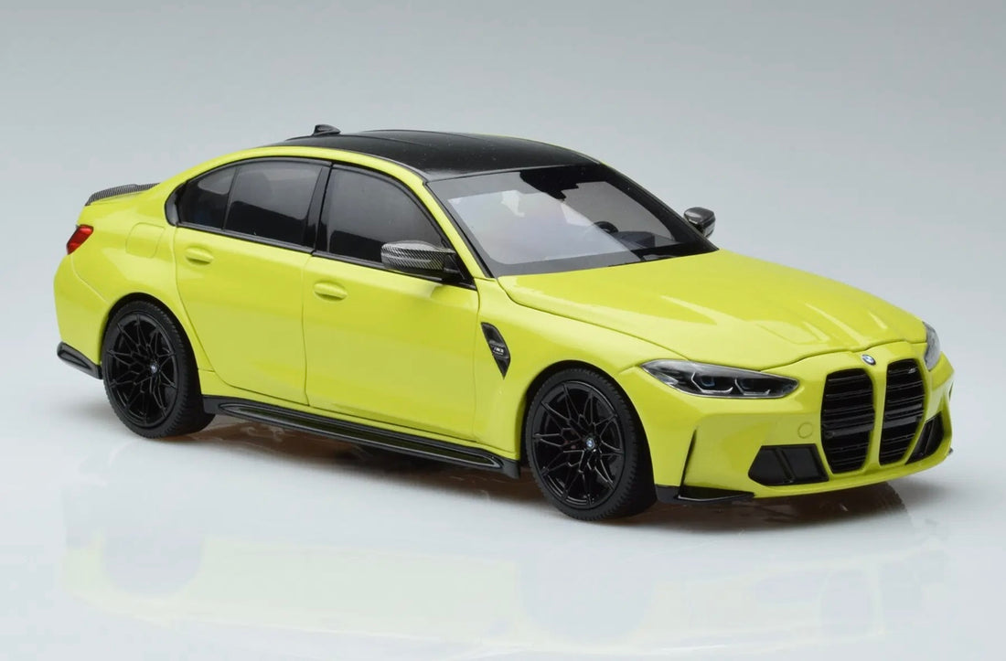 *PRE-ORDER* BWM M3 - 2020 - YELLOW METALLIC - 1:18 DIECAST MODEL - MINICHAMPS