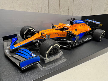 Mclaren F1 Team - Daniel Ricciardo - Winner Italian GP 2021 - 1:18 Scale Diecast Model Car