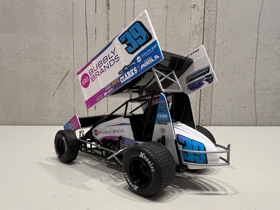 2022 #39 BUBBLY BRANDS/ SWINDELL SPEEDLAB - 2022 KNOXVILLE NATIONALS 1:18 DIECAST