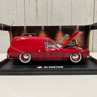 1975 HJ Holden Panelvan "Slammed" LS6 Twin Turbo - Wine Berry- 1:24 Scale Diecast - DDA Collectibles