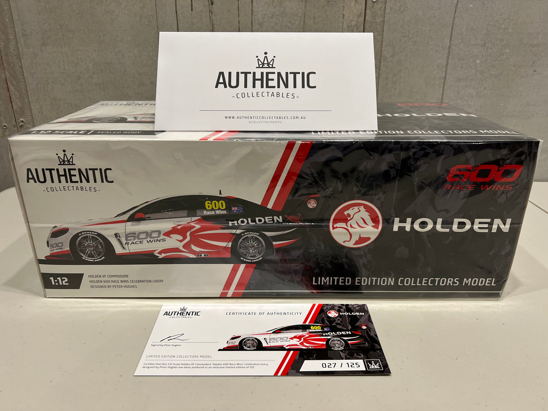 1:12 Holden VF Commodore - Holden 600 Race Wins Celebration Livery - Authentic Collectables