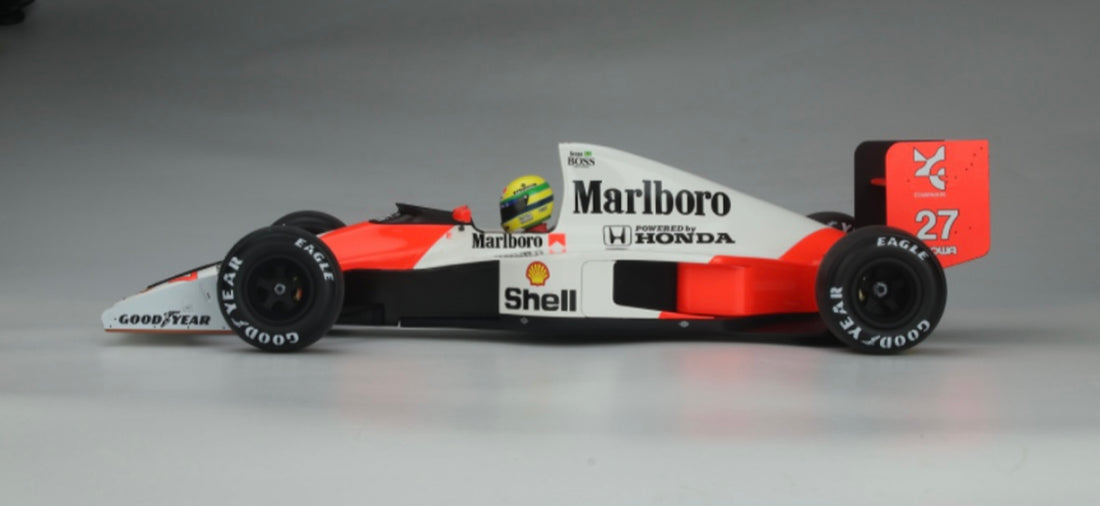 *PRE-ORDER* MCLAREN HONDA MP4/ 5B - AYRTON SENNA - WORLD CHAMPION 1990 - 1:12 SCALE MODEL - MINICHAMPS