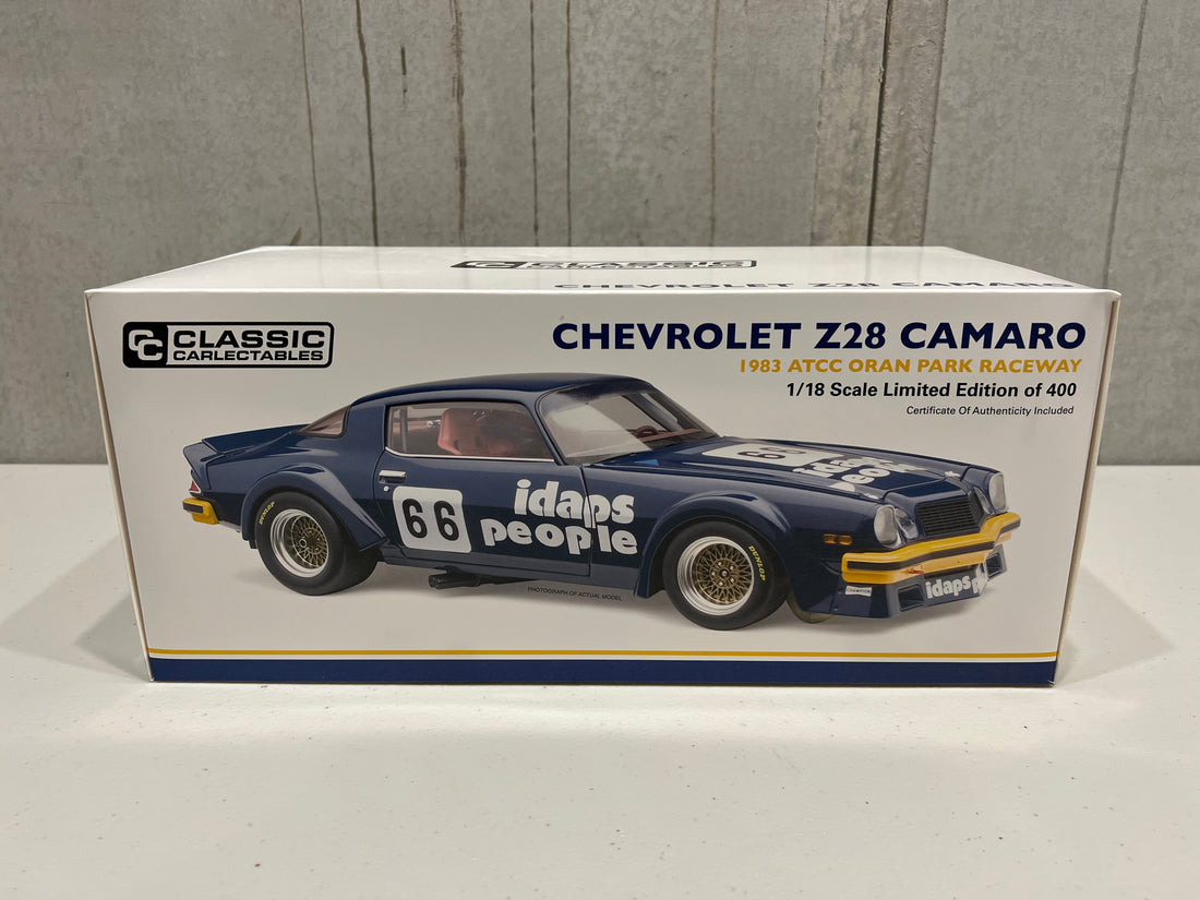 1983 ATCC Oran Park Kevin Bartlett Chevrolet Z28 Camaro 1:18 Scale Diecast Model