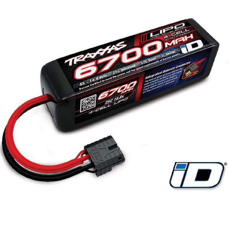 Traxxas Modelbouw-accupack (LiPo) 14.8V 5000 mAh Cellen nummer: 4 25 C Box hardcase iD Traxxas Modelbouw-accupack (LiPo) 14.8V 5000 mAh Cellen nummer: 4 25 C Box hardcase iD