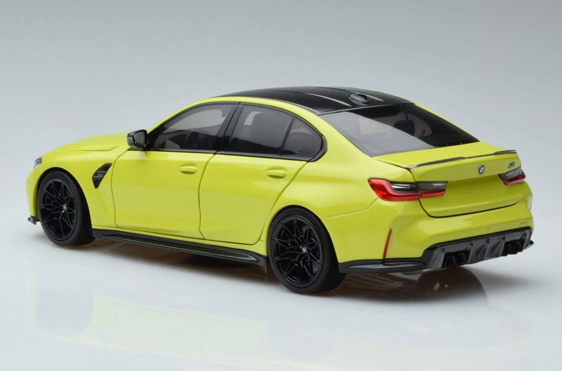 *PRE-ORDER* BWM M3 - 2020 - YELLOW METALLIC - 1:18 DIECAST MODEL - MINICHAMPS