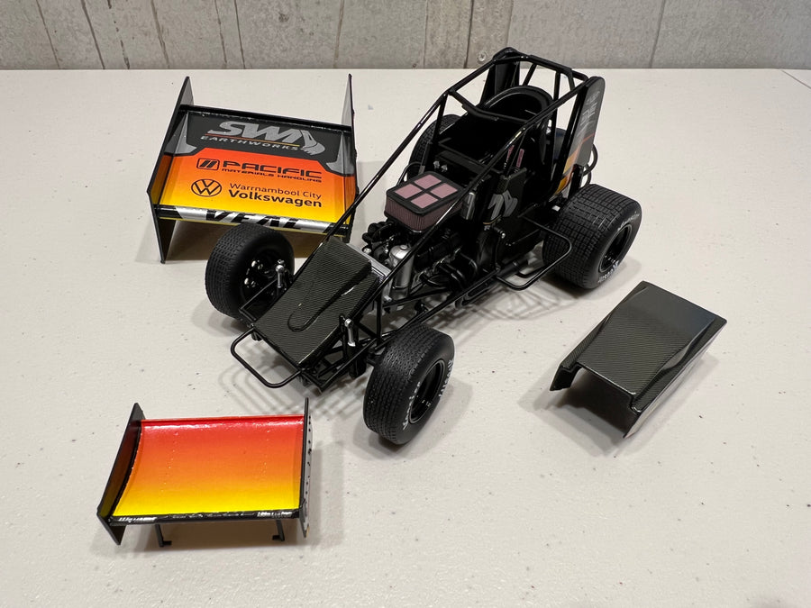 #1 SWI EARTHWORKS SPRINT CAR - JAMIE VEAL 1:18 DIECAST MODEL