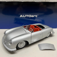 PORSCHE 356 NUMBER 1 (SILVER) 1:18 SCALE MODEL - AUTOART