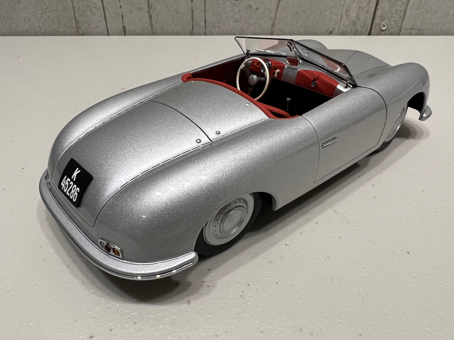 PORSCHE 356 NUMBER 1 (SILVER) 1:18 SCALE MODEL - AUTOART