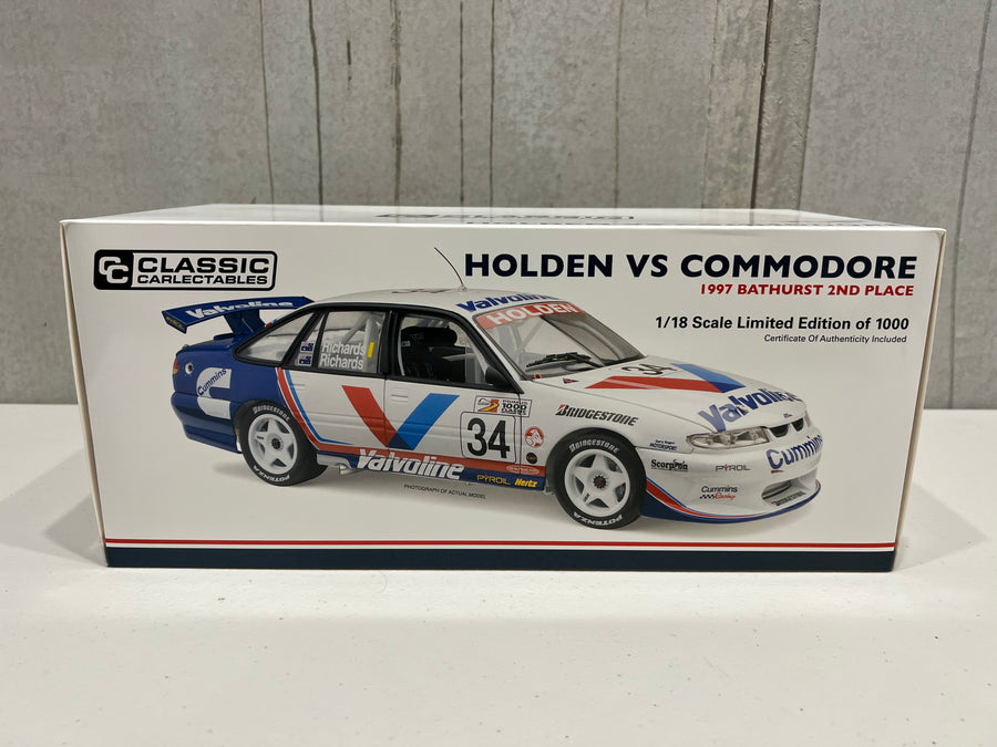 1997 BATHURST 2ND PLACE HOLDEN VS COMMODRE 1:18 DIECAST MODEL