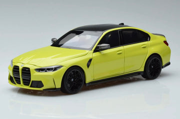 *PRE-ORDER* BWM M3 - 2020 - YELLOW METALLIC - 1:18 DIECAST MODEL - MINICHAMPS