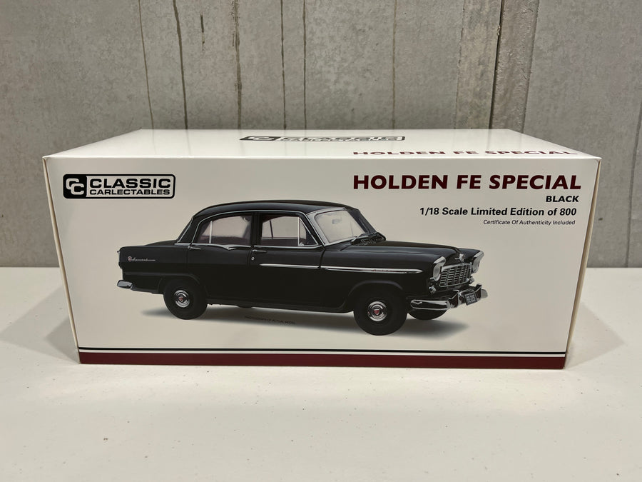 1956 HOLDEN FE SPECIAL BLACK - 1:18 SCALE DIECAST MODEL