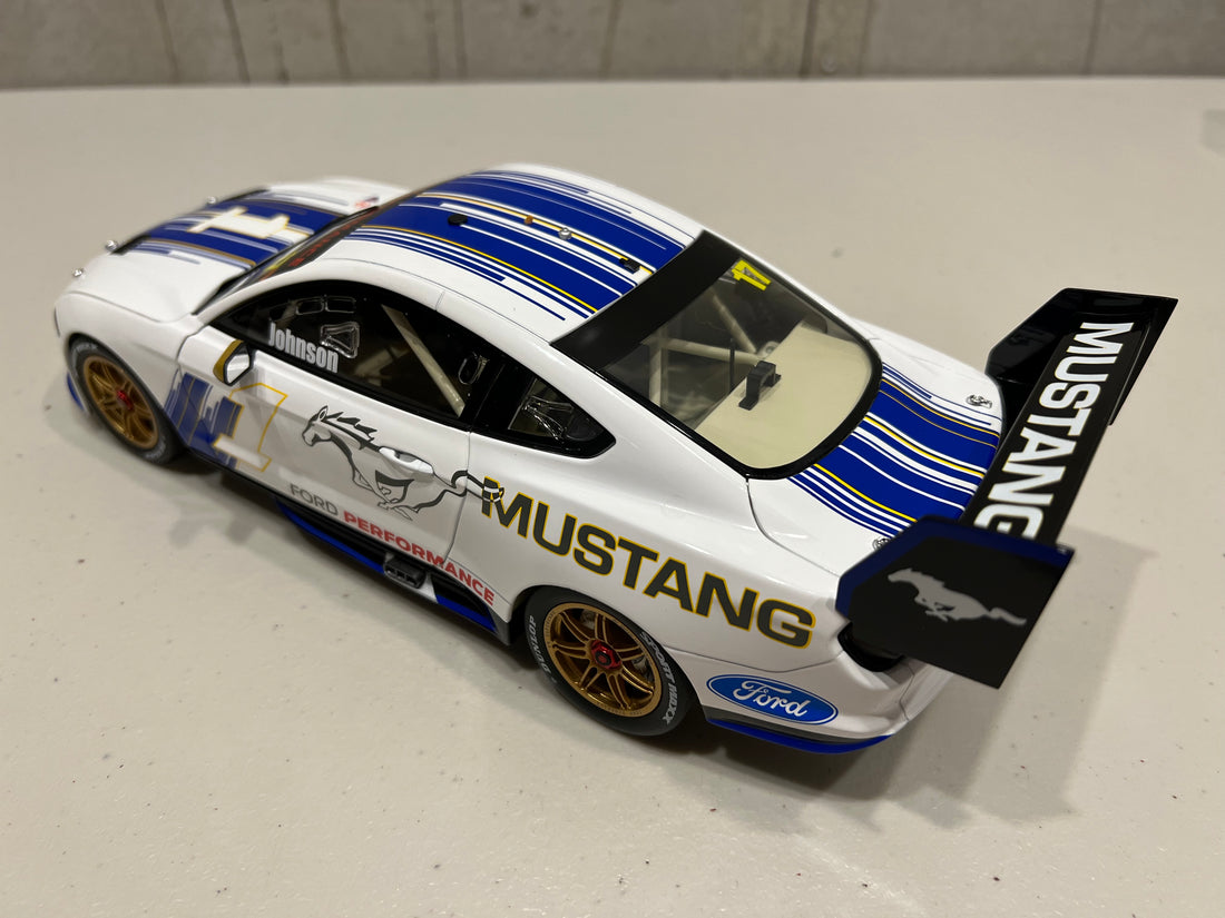 1:18 Ford Performance #17 Ford Mustang GT Supercar - 2019 Adelaide 500 Parade of Champions - Driver: Dick Johnson - AUTHENTIC COLLECTABLES - RRP $250  NOW  $230