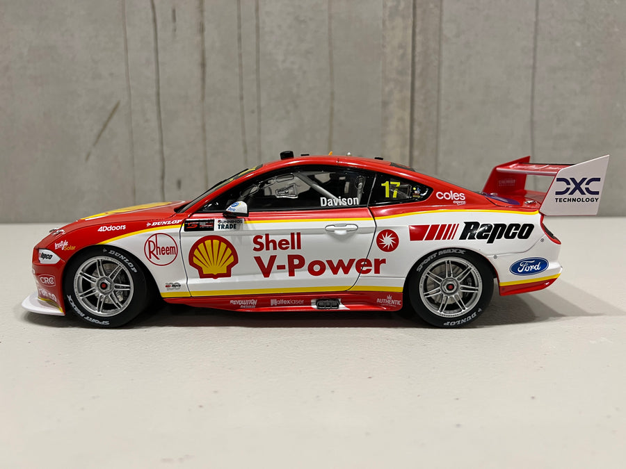 Shell V-Power Racing Team #17 Ford Mustang GT - 2022 Perth SuperNight Race 11 Winner - Will Davison - 1:18 Scale Diecast Model - Authentic Collectables RRP $250 NOW $200